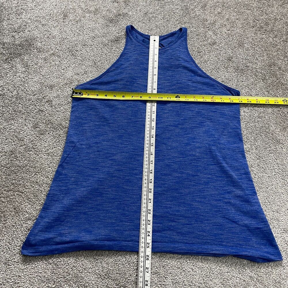 Blue Women's Racerback Tank Top - Picture 5 of 8